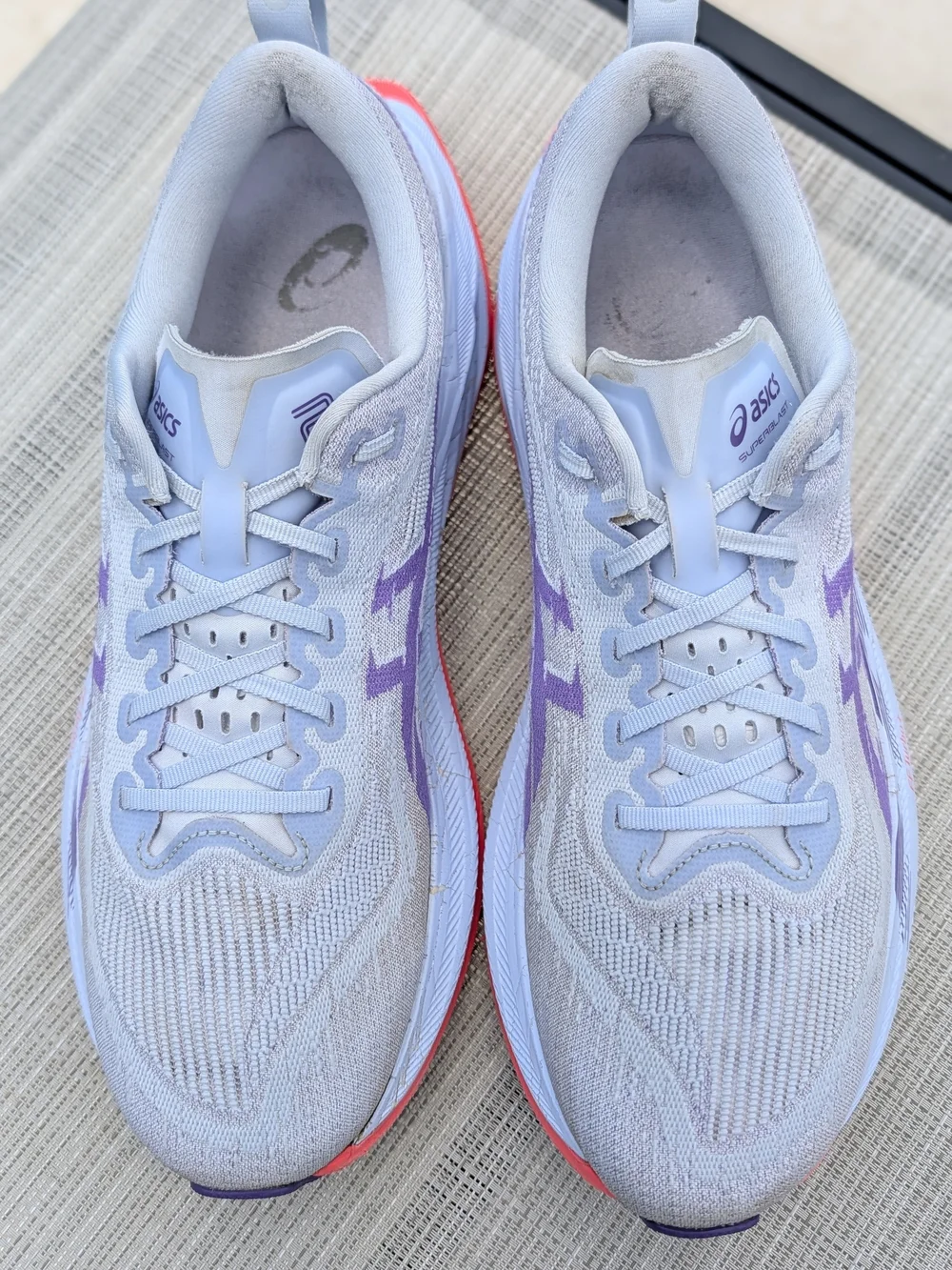 ASICS Superblast 2 Unisex Running Shoes Grey Purple 1013A142 Mens 11 Womens 12.5 - Picture 11 of 12